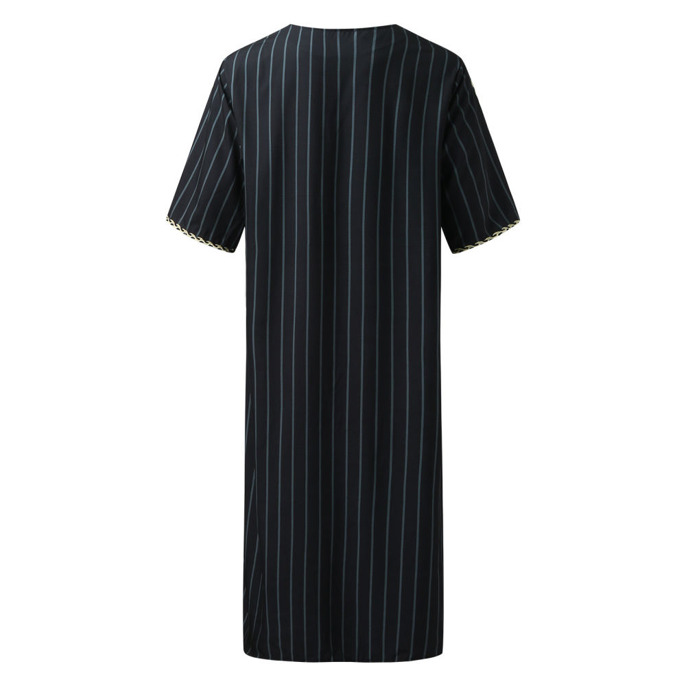 Ethnic Wear Men'S Fashion - Nieuwe heren katoenen badjas met V-hals,