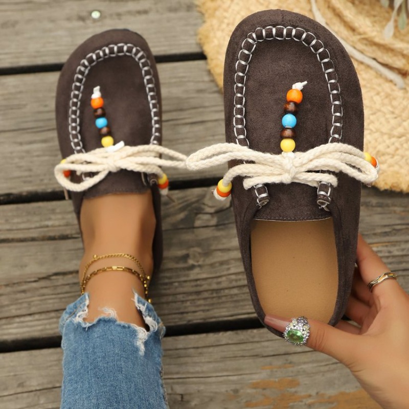 Ethnic Modern Fashion - Dames 2026 Nieuwe Slip-On Loafers Zachte