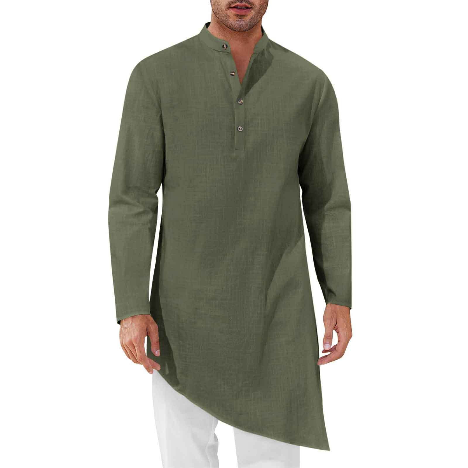 Minimalistische lange overhemd - Kurta Men Cotton recensie en prijs