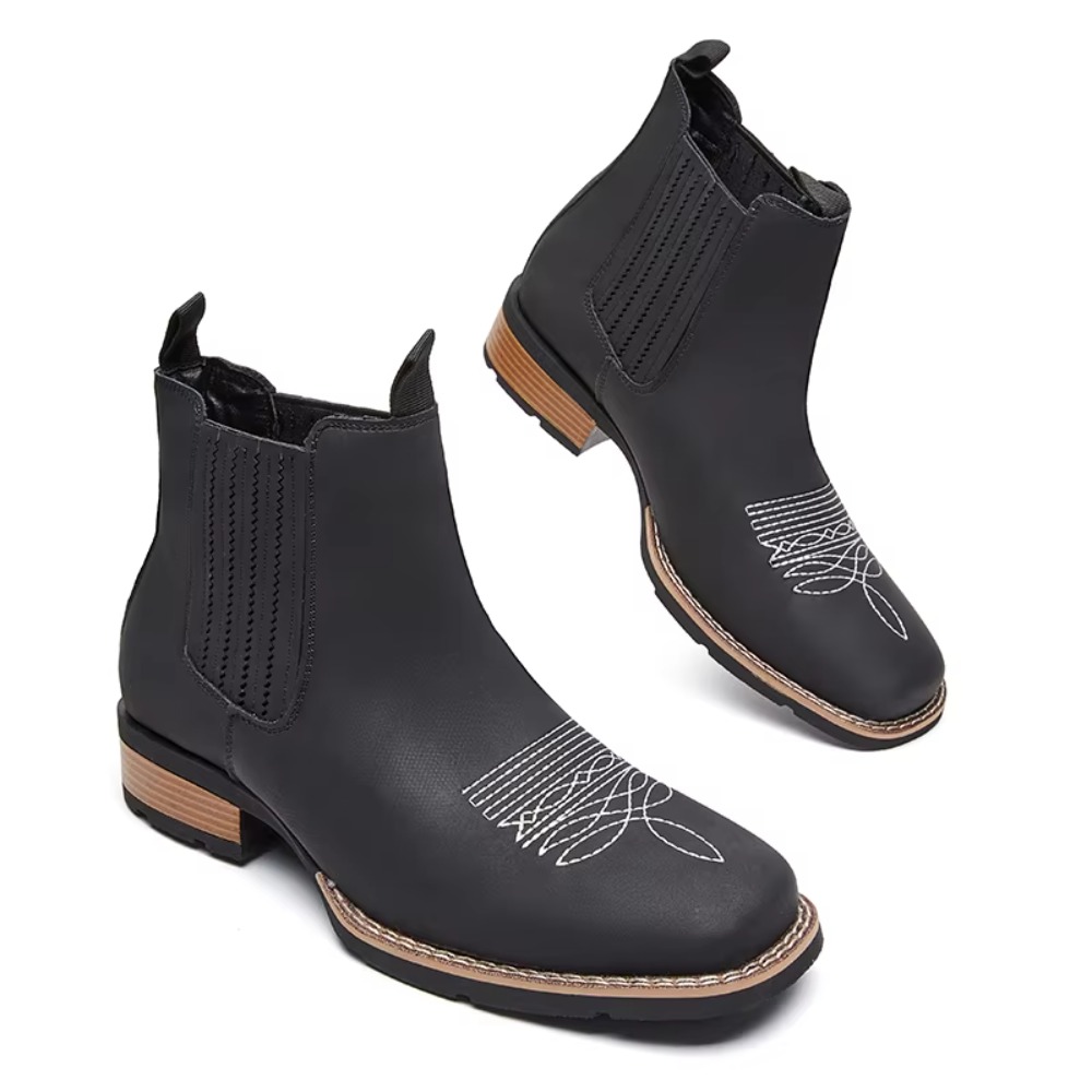 Heren cowboyboots met brede ne - Ethnic Fashion recensie en prijs