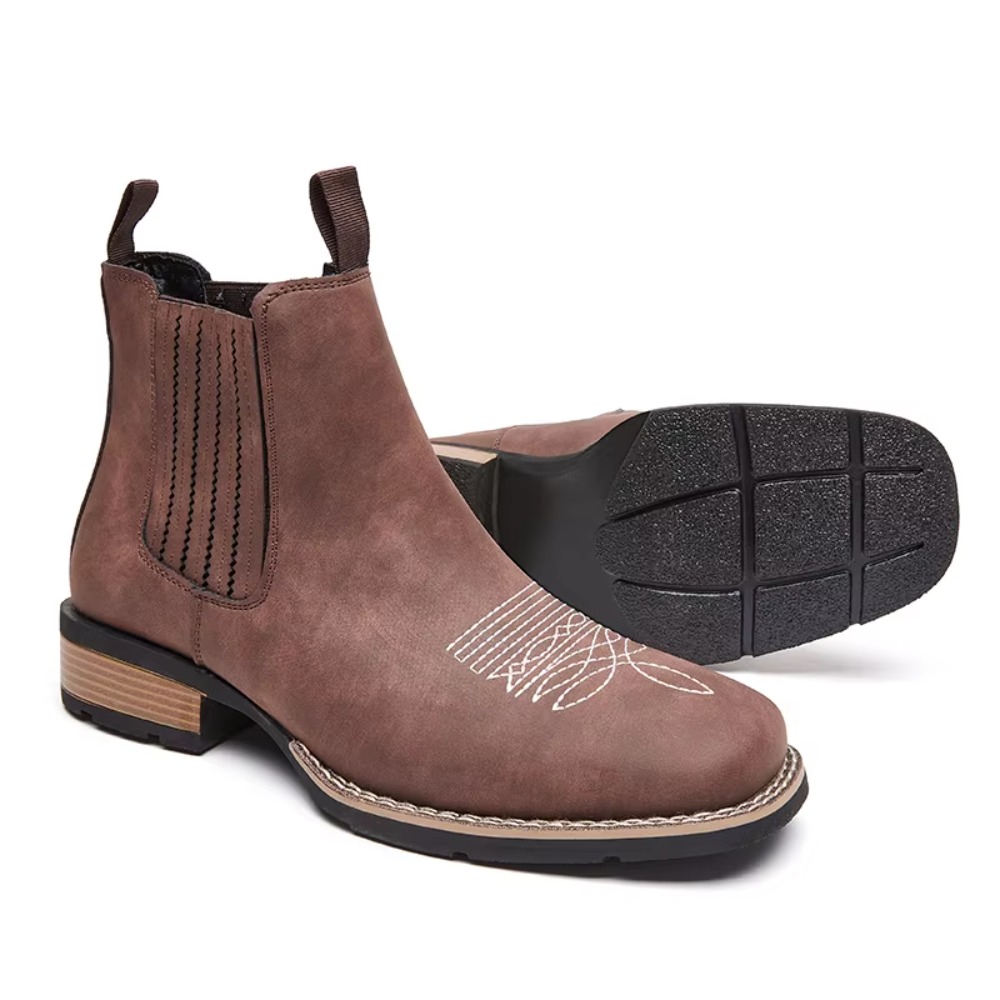 Heren cowboyboots met brede ne - Ethnic Fashion recensie en prijs