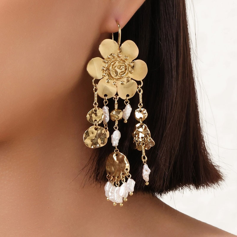 Overdreven ronde bloemen parel - Ethnic Fashion Show recensie en prijs