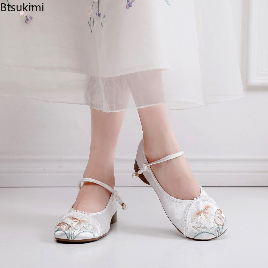 Mode geborduurde damesschoenen - Ethnic Fashion recensie en prijs