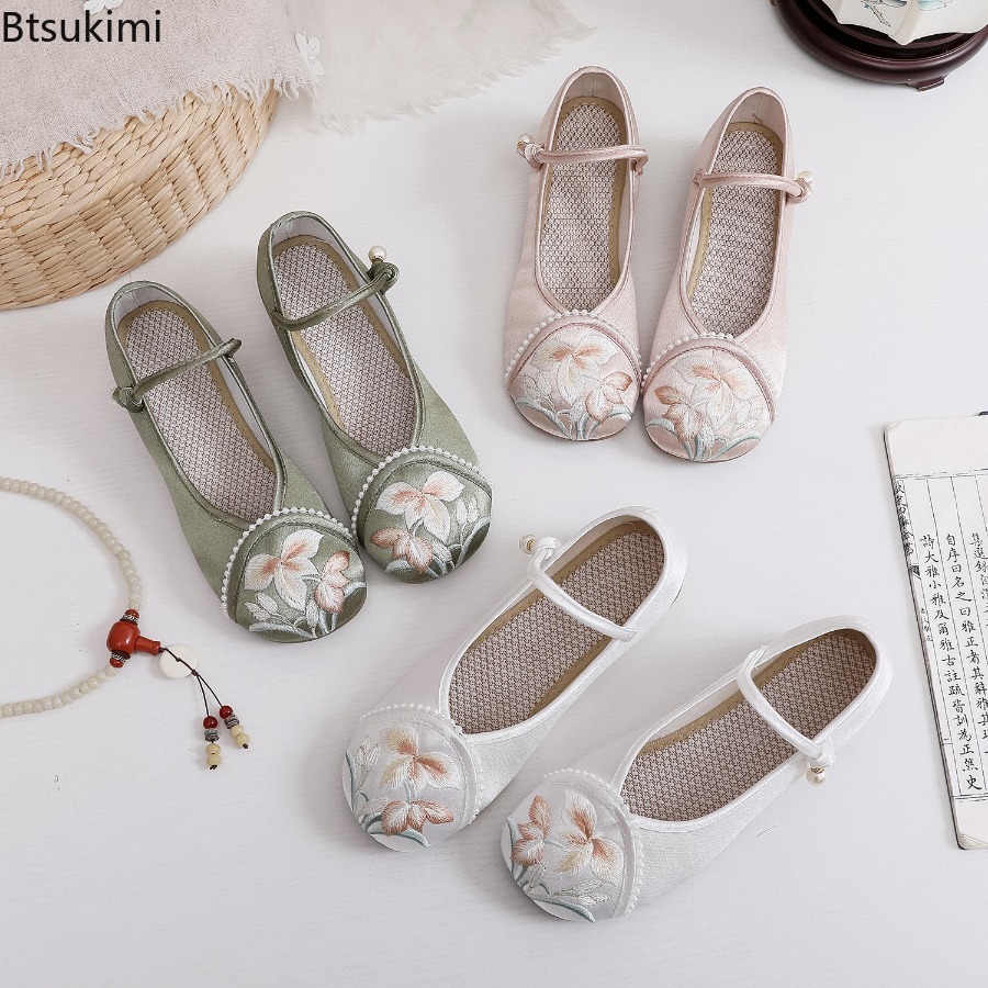 Mode geborduurde damesschoenen - Ethnic Fashion recensie en prijs