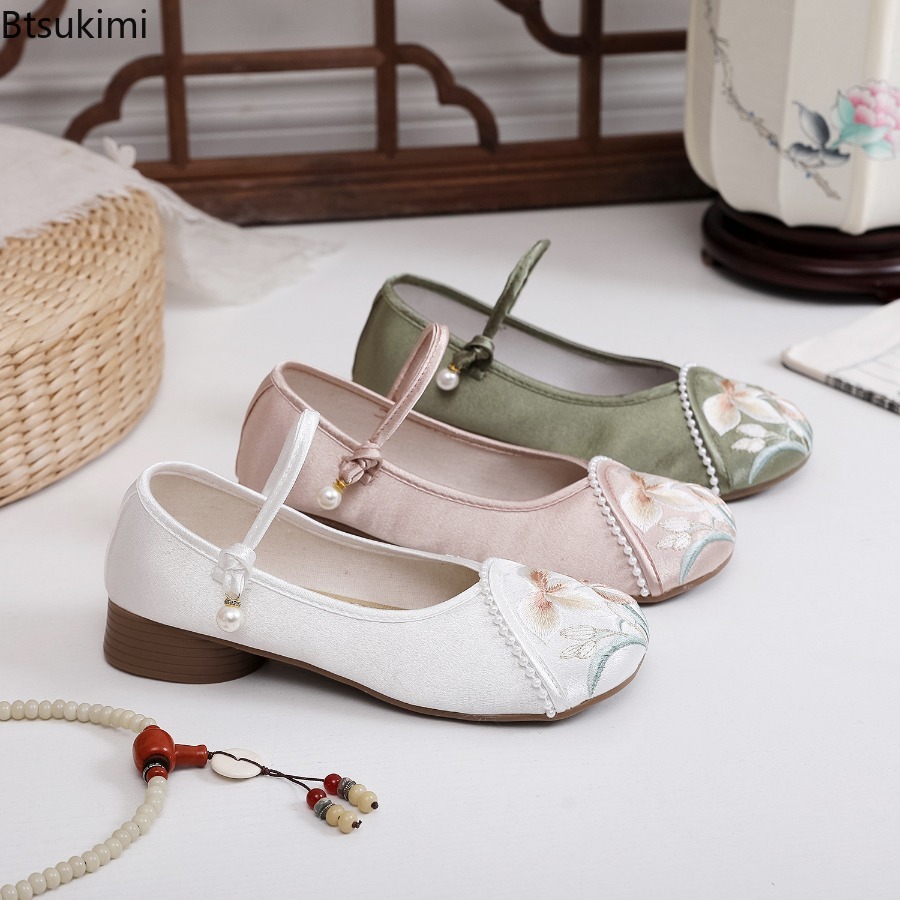 Mode geborduurde damesschoenen - Ethnic Fashion recensie en prijs