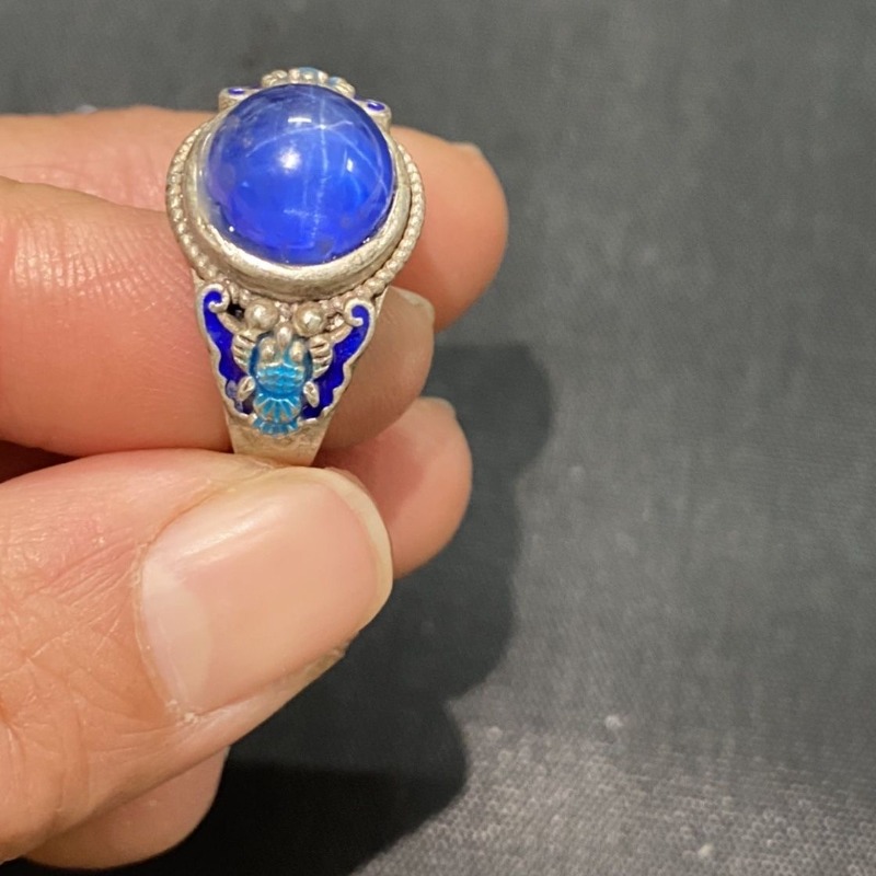 Etnische Cloisonne open ring,  - Ethnic Wear Men'S Fashion recensie en prijs