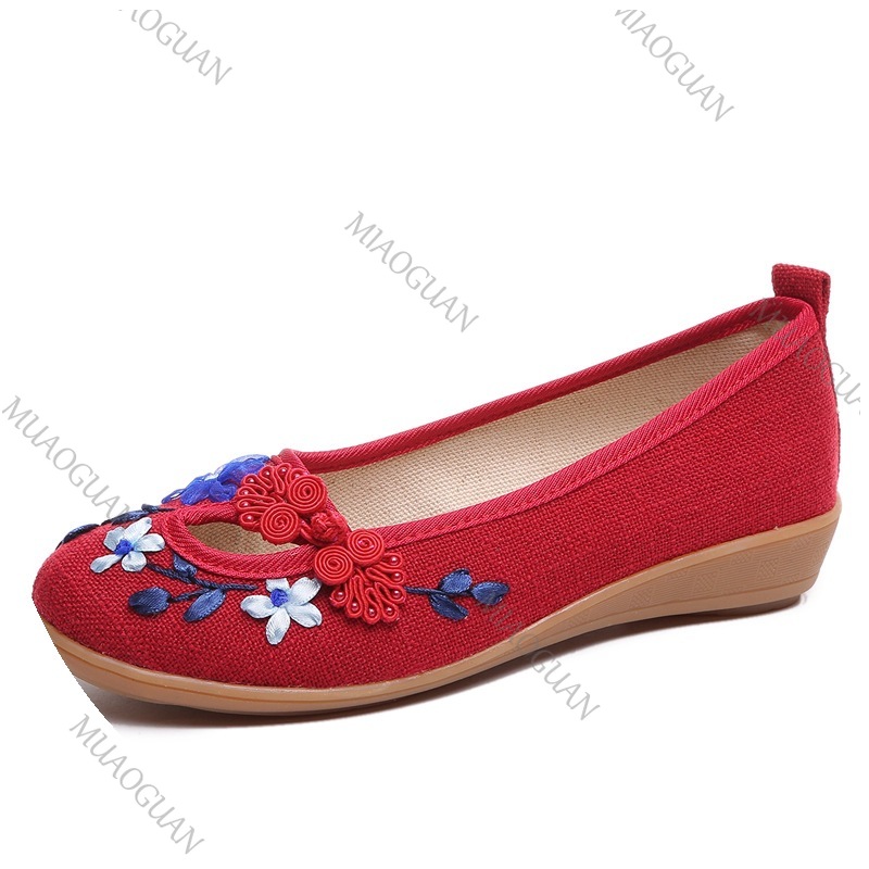 Geborduurde dames comfort wedg - Ethnic Fashion recensie en prijs