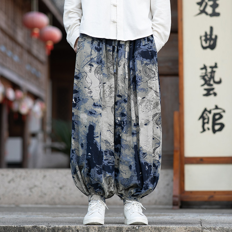 Herenbroek in Chinese stijl, o - Ethnic Wear Men'S Fashion recensie en prijs