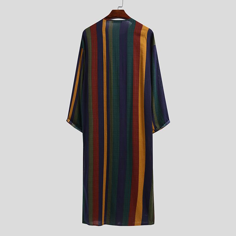 Gedetailleerd lang herenoverhe - Ethnic Wear Men'S Fashion recensie en prijs